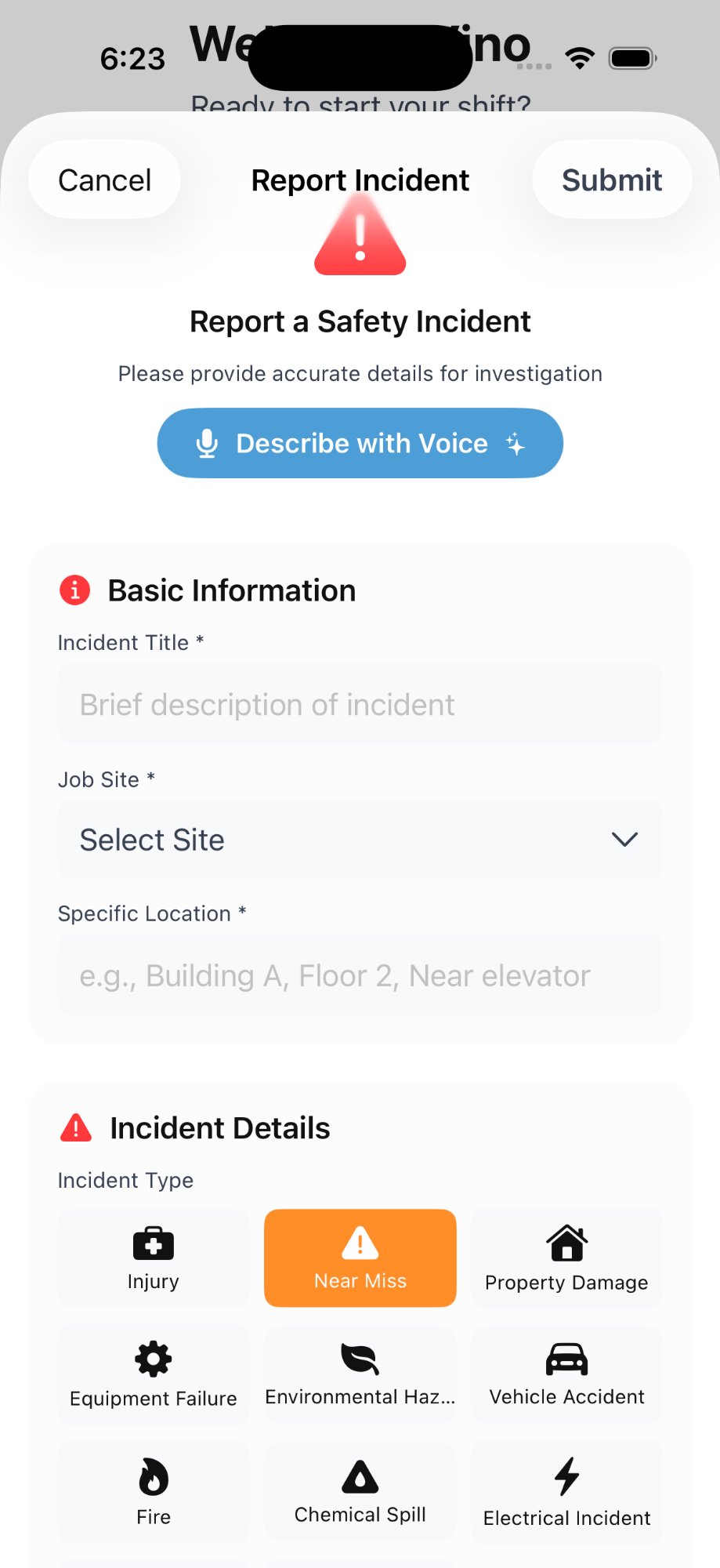 Report Incident