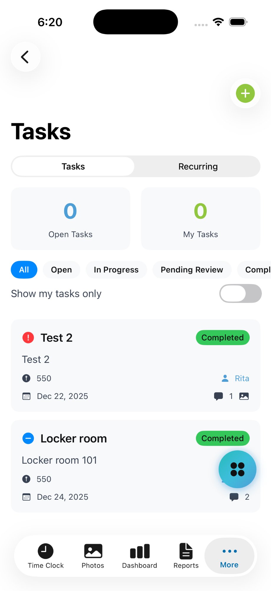 Tasks