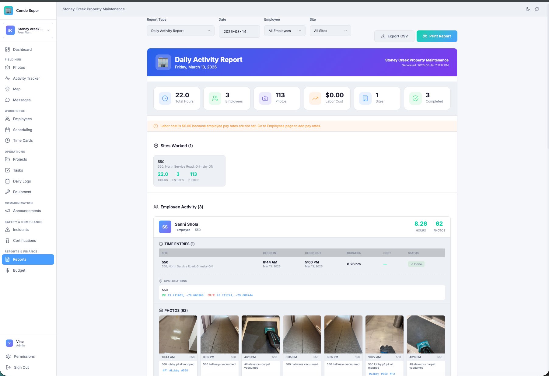 Web Reports